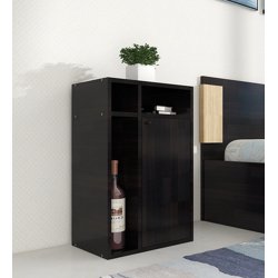 Chiyo Side Table in Wenge Finish