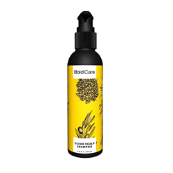 Bold Care Clean Scalp Shampoo for Men - Paraben Free - Soothes Itchy and Dry Scalp - All Hair Types - Green Apple Fragrance - 200ml