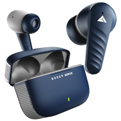 Boult Audio X10 Pro TWS Earbuds with 45H Playtime, Quad Mic Clear Calling ENC, 50ms Xtreme Low Latency Gaming, 10mm Rich Bass Driver, Type-C Fast Charging, IPX5, 5.3 Bluetooth Wireless Ear Buds (Blue)