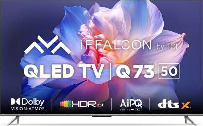 iFFALCON by TCL 126 cm (50 inch) QLED Ultra HD (4K) Smart Google TV With Dolby Atmos Vision & HDR10(iFF50Q73)