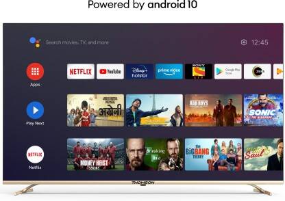 Thomson OATHPRO Series 108 cm (43 inch) Ultra HD (4K) LED Smart Android TV with Dolby Digital Plus & DTS TruSurround(43 OATHPRO 2000)