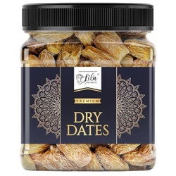 LILA DRY FRUITS Yellow Dry Dates 500 Grams  100% Natural Khajoor | Sun-Dried, Sweet and Chewy, Ideal for Snacking, Cooking & Traditional Recipes | KhajurDry Fruits Perfect for Gifting
