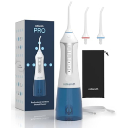 Caresmith Professional Cordless Dental Flosser | 300 ml Large Detachable Water Tank | 3 Modes | IPX7 Waterproof | Oral Flosser
