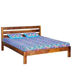 Mamta Decoration Sheesham Wood King Size Bed Without Storage for Bedro