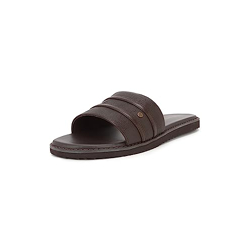 Van Heusen mens Flip Flop Slipper, Brown, 8 UK VHSCFRGFF004234 42 EU