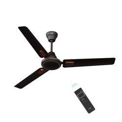 V-Guard Windle Deco BLDC Ceiling Fan for Home | 5-Star Rated Energy Efficient | Remote Control | 400 RPM | 1.2 meters | (Matte Brown)