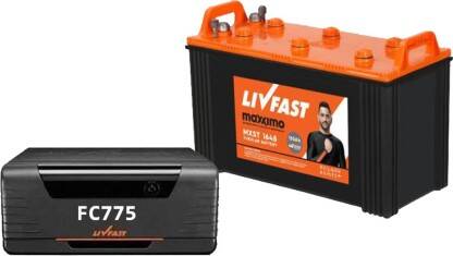 Livfast MXST1648 +FC775 Tubular Inverter Battery(135 AH)