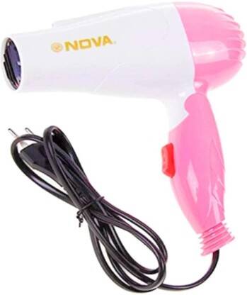 NOVA Youthfull 1290 dryer 1000w Hair Dryer(1000 W, Pink & White)