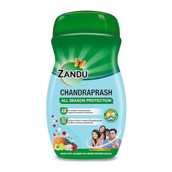 Zandu Chandraprash-450g|All Season Protection - Scientifically Proven to Boost 2X Immunity*|Blend of Chyawanprash Herbs & Heat Balancing Herbs- 37 Ayurvedic Ingredients|With Jaggery, No Refined Sugar