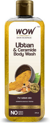 WOW SKIN SCIENCE Ubtan & Ceramide Body Wash | Radiance Boosting Cleanser | Revives Dull Skin(275 ml)