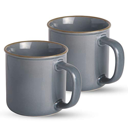 Treo by Milton Glare Mug, 240 ml, Set of 2, Grey
