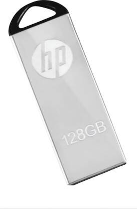 HP V220 Srp 128 GB Pen Drive Compatible with Laptop USB 2.0 Metal Case(Silver)