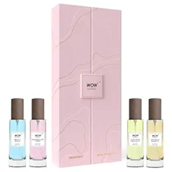 WOW Skin Science Eau De Parfum Luxury Perfume Kit 4x20 ml For Her | Premium Valentine's Gift Set for Women | All Day Fragrance | Pack of 4