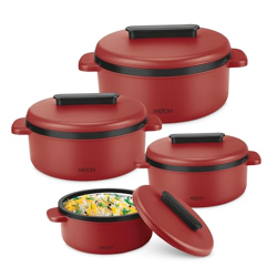 Milton Micronova Gift Set Inner Stainless Steel Casserole, Set of 4 (3