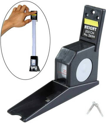 Dr care Height Measurement Tool Wall Mounted Height Growth Measure Ruler Height Tape Measurement Tape(2 m)