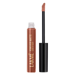 LAKM Forever Matte Liquid Lip, 16Hr Lipstick, Lightweight & Transferproof - Nude Latte 5.6Ml