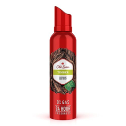 Old Spice Timber No Gas 24 hour Long Lasting Freshness Deodorant Perfume Body Spray For Men, 140ml