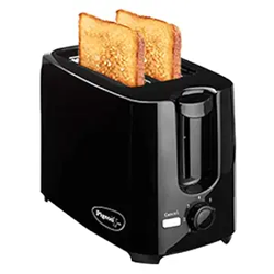 Pigeon 2 Slice Auto Pop up Toaster. A Smart Bread Toaster for Your Home (750 Watt) (Black)