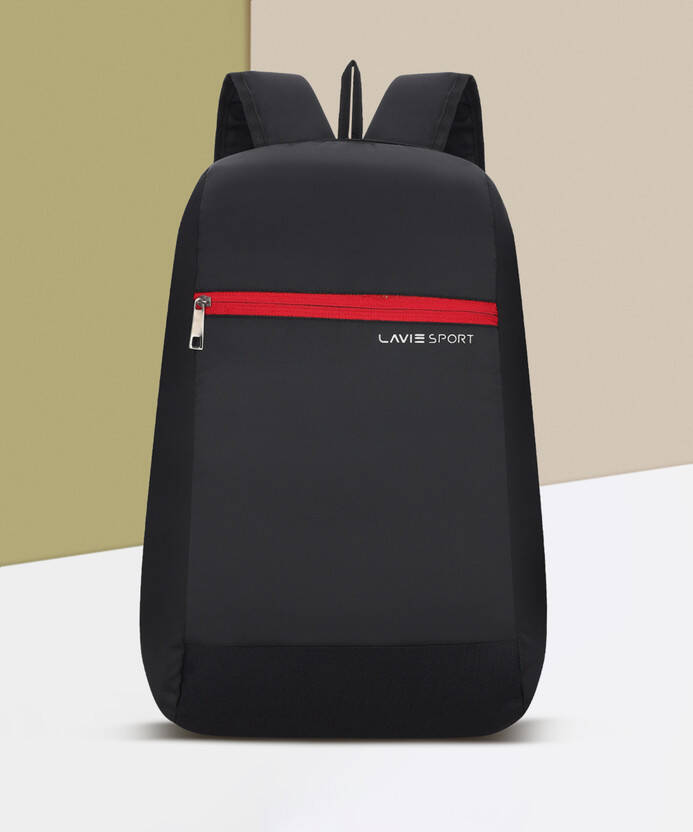 Lavie Sport Medium 21 L Backpack Sprinter+ Sld Black Daypack(Black)