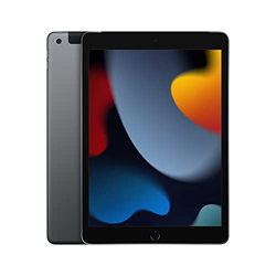 2021 Apple 10.2-inch (25.91 cm) iPad with A13 Bionic chip (Wi-Fi + Cellular, 256GB) - Space Grey (9th Generation)