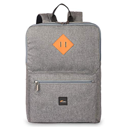 Protecta Slim Margin Laptop Backpack for Screen Sizes up to 15.6 Inches - Grey - Ideal for Office & College