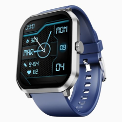 boAt Ultima Select Smart Watch w/ 2.01  (5.1 cm) AMOLED Display, Advanced BT Calling, Functional Crown, Always on Display, 100+ Sports Mode, IP68, HR & Blood Oxygen Monitoring(Deep Blue)