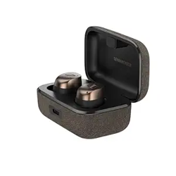 Sennheiser Momentum True Wireless 4 in Ear erabuds with BT v5.4 and AURACAST Technology, Qualcomm aptX Lossless CD-Quality Audio, Intelligent Adaptive ANC, Qi Fast Charge (Black Copper)