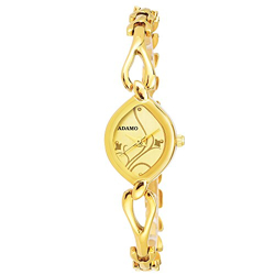 ADAMO Enchant Gold Dial Women's & Girl's Watch 2455YM04