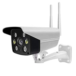 Maizic Smarthome 3 MP Bullet Hexa 1080p Waterproof Outdoor Camera Coloured Day/Night Vision, Two Way intercom, Live View Outdoor Indoor Security Camera