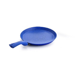 Crystal Marbo Plus Induction Bottom Nonstick Flat Tawa/Dosa Tawa | 250 mm | Thickness: 3mm | 5 Layer Coating | Metal Spoon Friendly | Blue