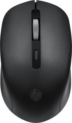 HP S1000 Silent / Lightweight, upto 1600 DPI Wireless Ambidextrous Optical Mouse  with Bluetooth(2.4GHz Wireless, Black)