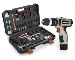BUILDSKILL 69 Pcs | 12V Cordless Drill Machine Tool Kit 10MM Keyless C
