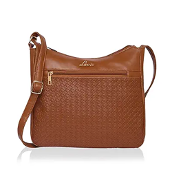 Lavie Women's Dome Textured Sling Bag | Ladies Purse Handbag | Detachable Crossbody Sling Strap