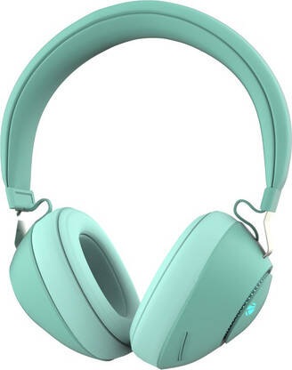 ZEBRONICS Zeb-Duke, with 60h Backup, BT v5.3, Gaming Mode, ENC, LED Lights, Dual Pairing Bluetooth(Green, On the Ear)