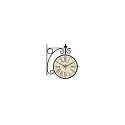 Round Shaped Double Sided Vintage Wall Clock
