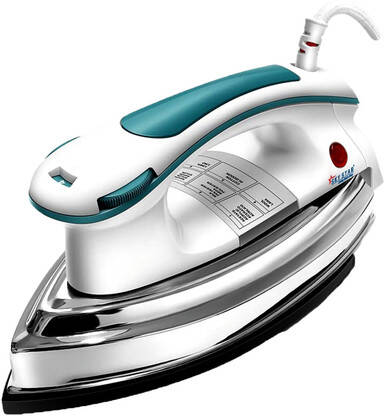 Skystar by SKY STAR Ocean Plancha Heavy Weight Soleplate with double coating 1200 W Dry Iron(White, Green)