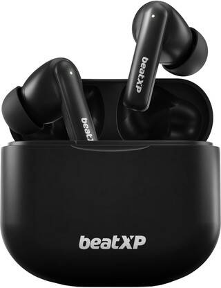beatXP Vibe XPods with 60H Playtime, Quad Mic ENC, Gaming Mode, BT 5.3 Wireless Earbuds Bluetooth(Black, True Wireless)