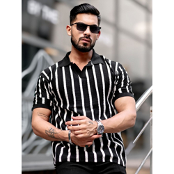 Men Polo Collar T-shirt