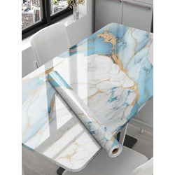 Kerok Marble Wallpaper for Walls  Elegant, Removable, Self-Adhesive Marble Effect Peel and Stick Wallpaper for Living Room, Bedroom, and Home Dcor (60x200cm) (Aqura Sky Gold -1pc)