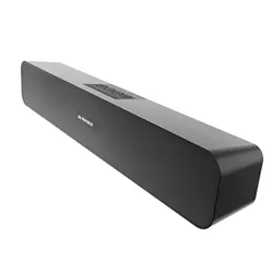 Nu Republic Soundbar 20 Bluetooth Soundbar with X-Bass Technology, 52mm Dynamic Drivers, Upto 12 Hrs Playtime, 20 W Output, Aux/USB Port (5.0 Channel) (Black)