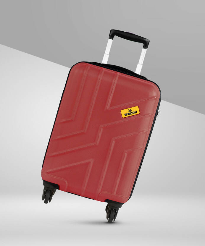 Small Cabin Suitcase (55 cm) 4 Wheels - Maze - Red