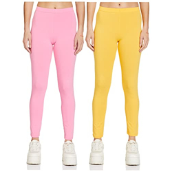 Amazon Brand - Symbol Women's Straight Jogger (SYM-AW22WTR-806_Pink & Yellow_2XL)