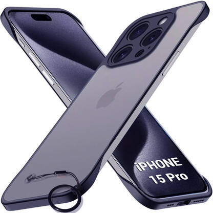 Micvir Back Cover for Apple iphone 15 Pro(Blue, Dual Protection, Pack of: 1)