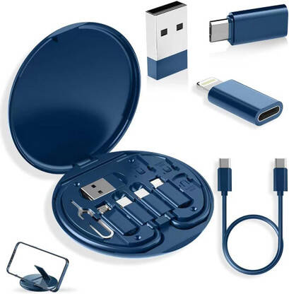 FKU Micro USB, USB Type C, Lightning OTG Adapter(Pack of 1)