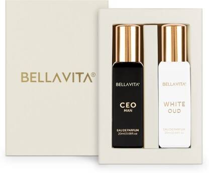 BELLAVITA CEO MAN perfume & WHITE OUD perfume combo| Citrus & Woody Notes |Long Lasting| Eau de Parfum - 40 ml(For Men & Women)