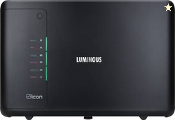 LUMINOUS 900 VA iCon Black | LED Indicators | Fast Charging | Easy Ins