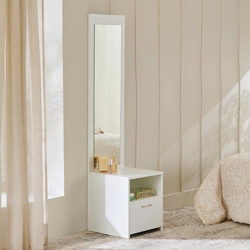 Home Centre Helios Alton Dresser Mirror with Drawer - White