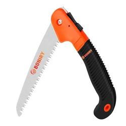 Boniry Heavy Duty Plant Cutter - Outdoor Hacksaws, 18 cm Steel Blade, Folding Saw for Patio Repair & Travel Camps