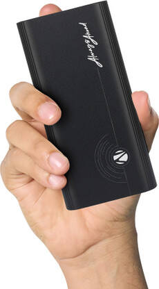 ZEBRONICS 20000 mAh 35 W Slim Power Bank(Black, Lithium Polymer, Fast Charging, Quick Charge 3.0 for Tablet, Mobile)
