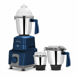 McCoy Tuff 888 750 Watt Mixer Grinder with 3 Jars | Clip Lid Lock | Hands Free | Superfast Smooth Grinding | Less Noise